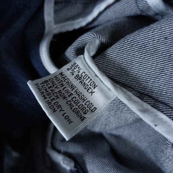 Talbots Petites Stretch Two Button Denim Jacket - Picture 5 of 7